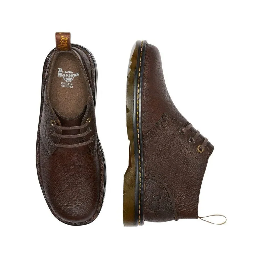 Dr martens sussex bear track slip resistant chukka boots dark drown size 12
